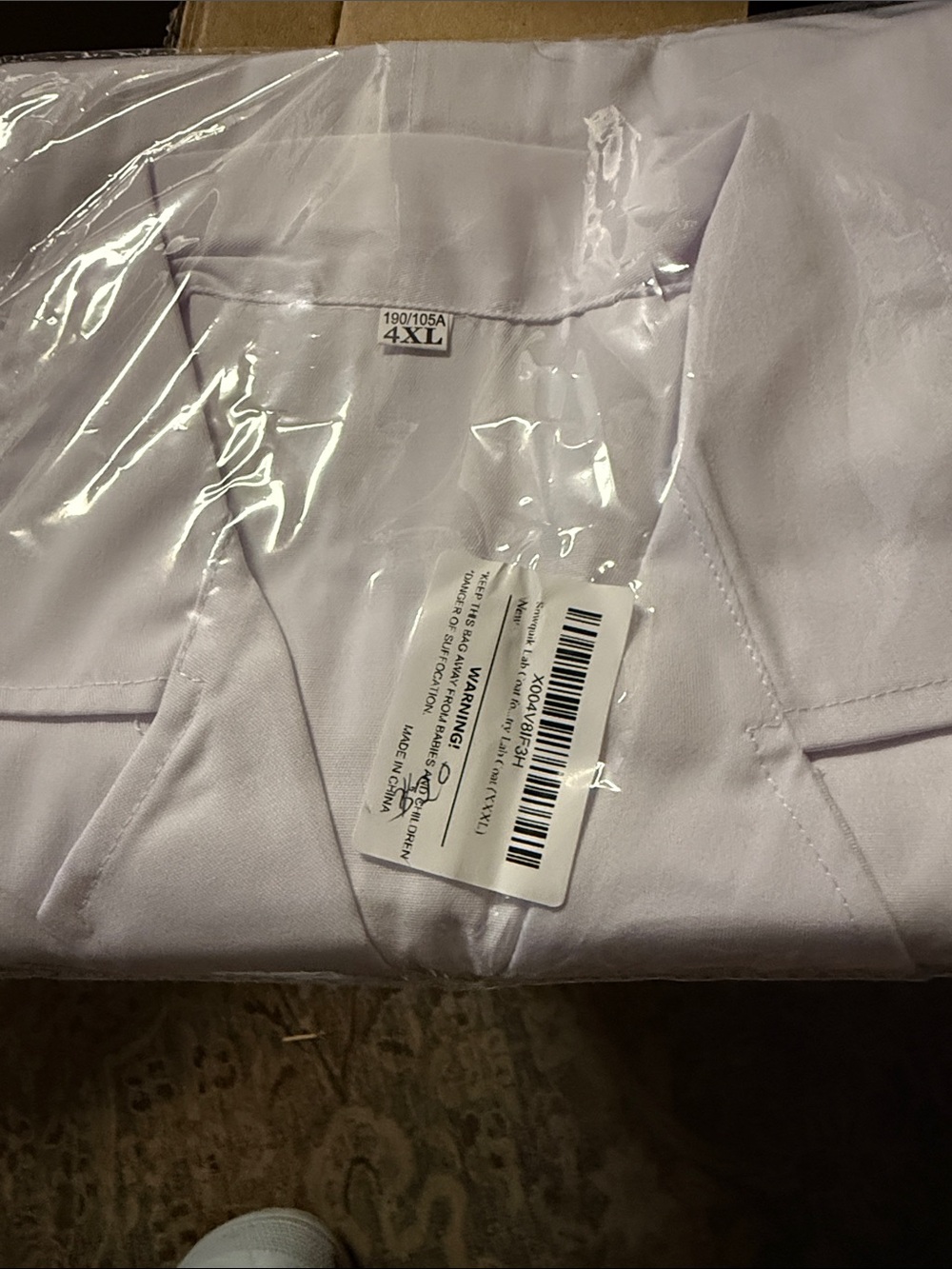 4XL White Shirt - Clean Classic Button-Up